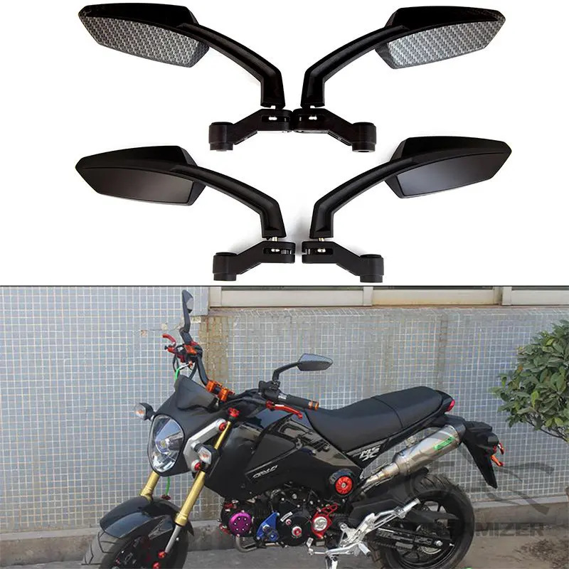 Universal Motorcycle Rearview Mirror ABS Scooter Side Mirror Motorbike E-bike Scooter Rear View Mirror Motorcycle Accessories