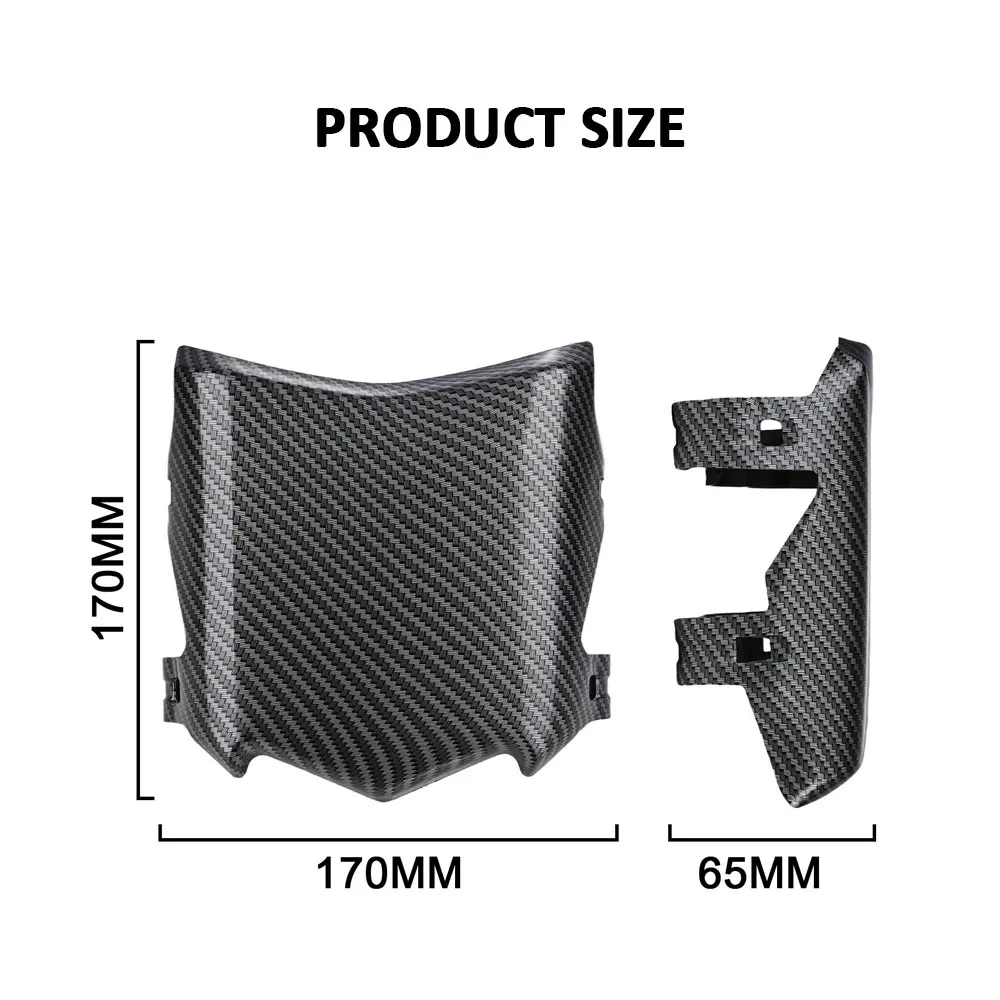 Dirt E-Bike Front License Number Plate Carbon Pattern Motorcycle Front Number Plate For Surron S X Stark Varg Talaria Sting Q20