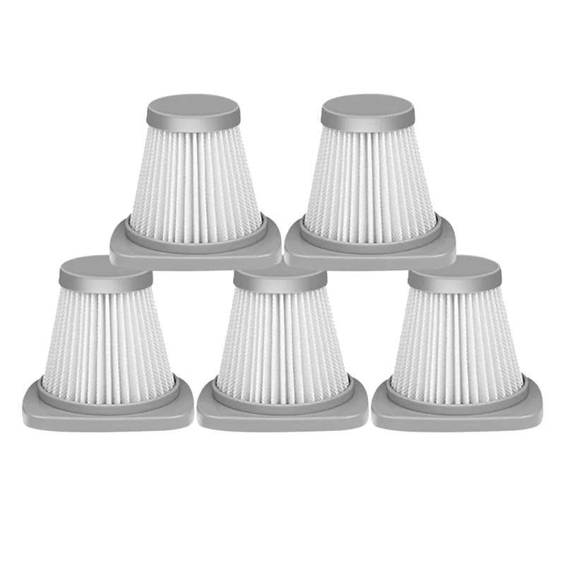 The New 5 Pcs HEPA Filter for Midea Vacuum Cleaner Accessories SC861 SC861A HEPA Filter Elements Replacement