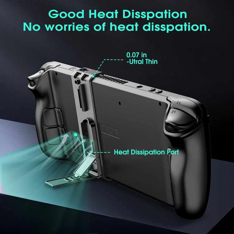 Back Kickstand Bracket Holder for Steam Deck Console Portable Holder Stand Repair Parts for Steam Deck Accessories