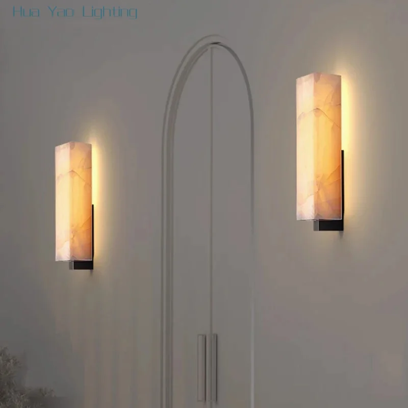 Modern Marble Series LED Hanging Lamps Dining Room Kitchen Living Room Bedroom Decoration Pendant Light Lustre