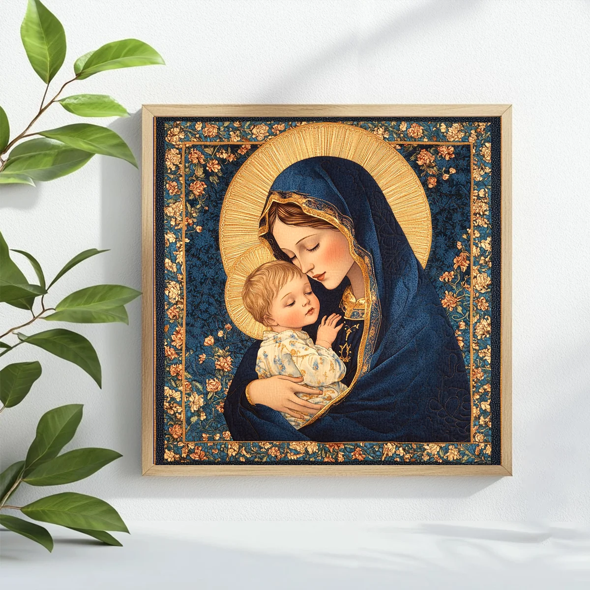 1pc, 40x40cm/15.7x15.7in Cross-Stitch Embroidery Set, Bo Ai, DIY Cross-Stitch Material Package for Living Room, Bedroom
