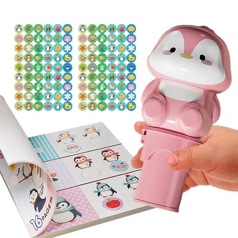 Sticker Activiteit Boek Stempel En Sticker Set Voor Kinderen Sticker En Stamper Arts Fidget Speelgoed Collectible Creative Play Reizen