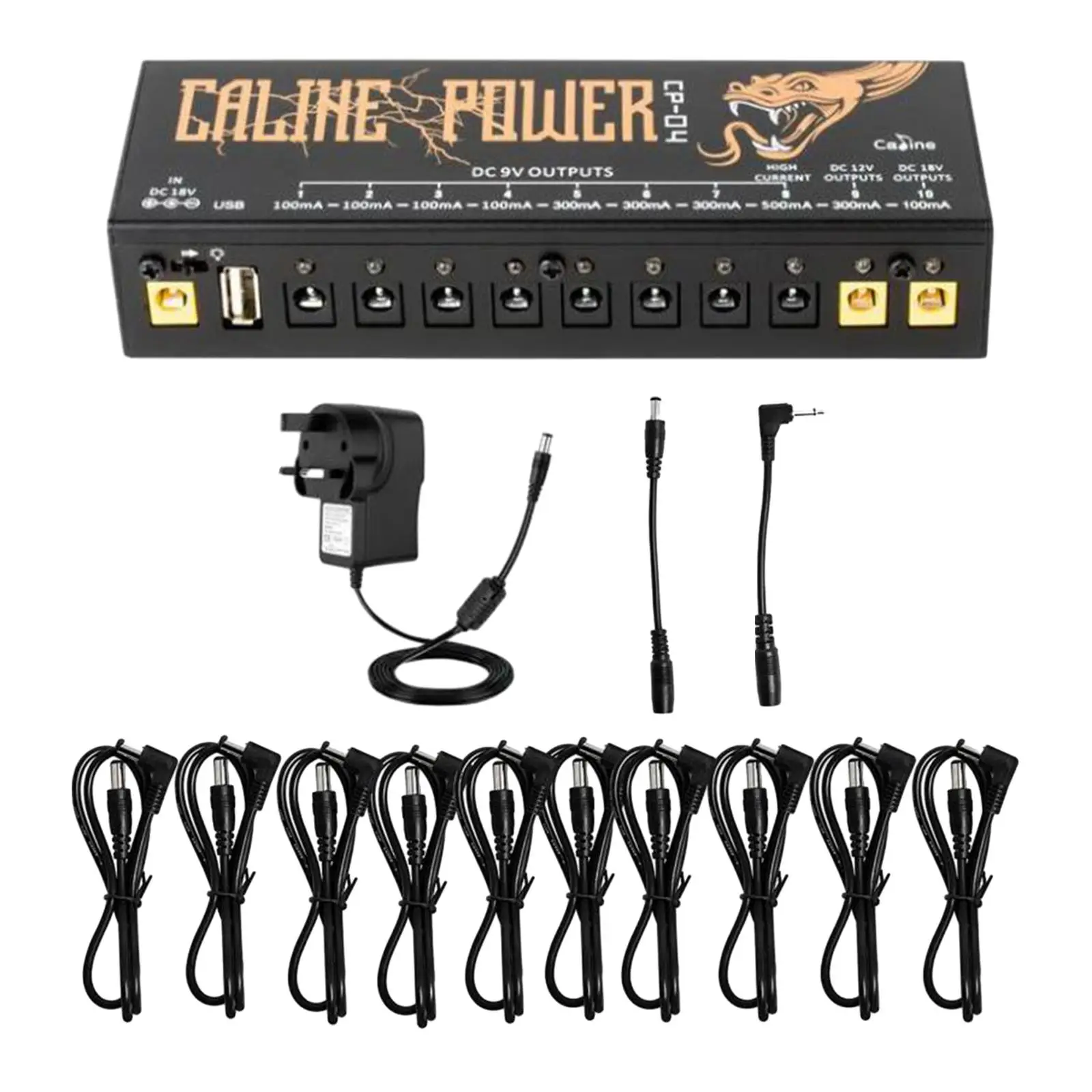 Guitars Power Supply 18V 1A Portable Effect Pedal Board Guitar Effect Pedal