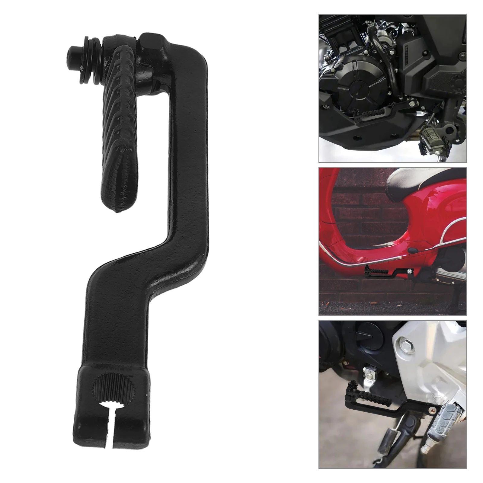 

Lever For Motorcycle Foot Peg Shifter Peg Handle Grips Wheel Lift Durable Metal Easy Start Smooth Operation Universal