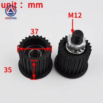 43 37 35 Mm M12 Kone Liftdeur Riem Roller Ansons Lift Reserveonderdelen