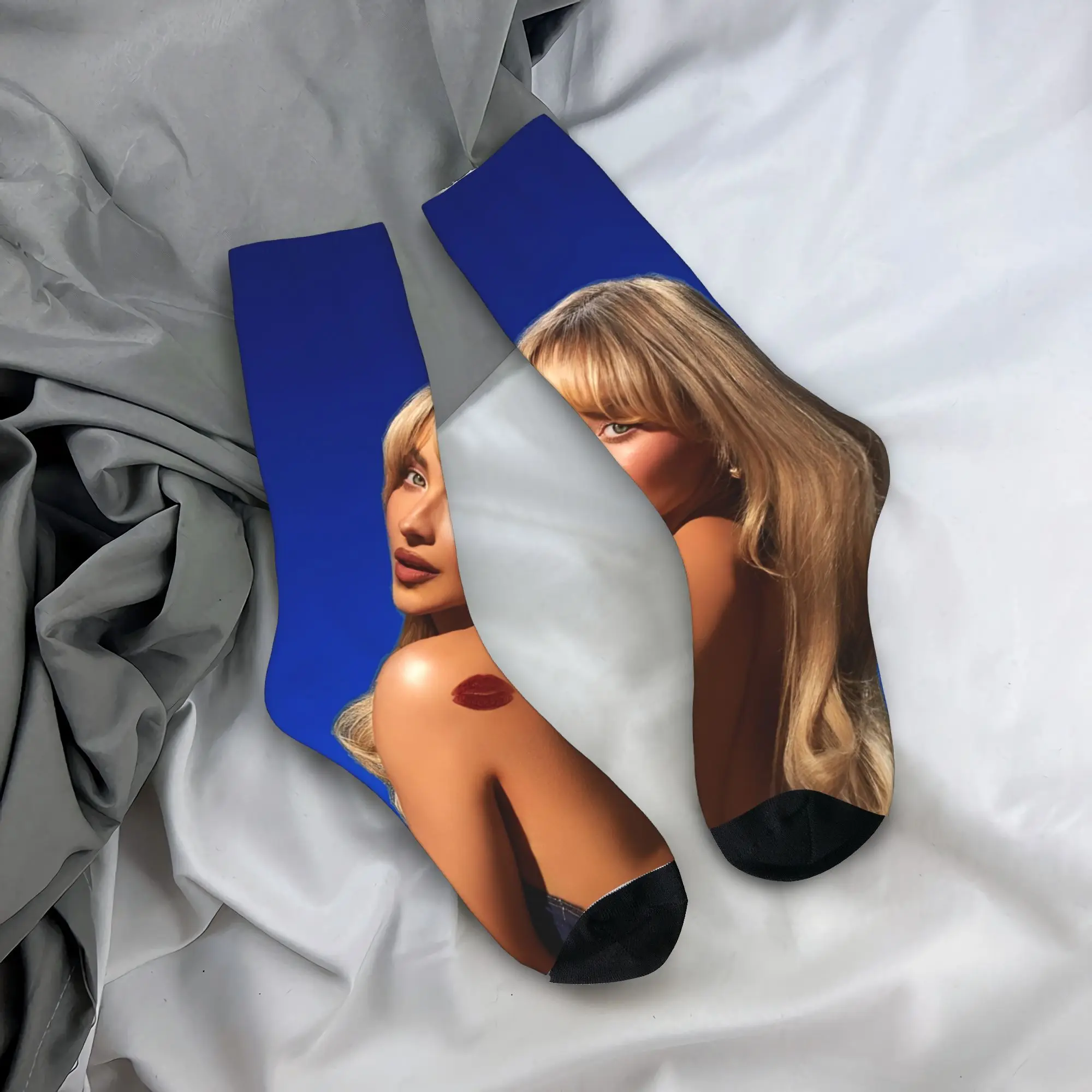 Sabrina Carpenter Album Stockings  Fashion Socks Unisex Men Comfortable Socks Spring Sports Graphic Anti Skid Socks Gift Idea