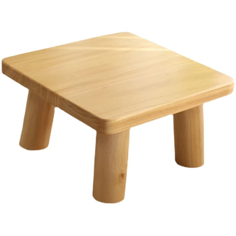 

Small table on the bay window Small bay window Small tea table Kang Solid wood bay window tea