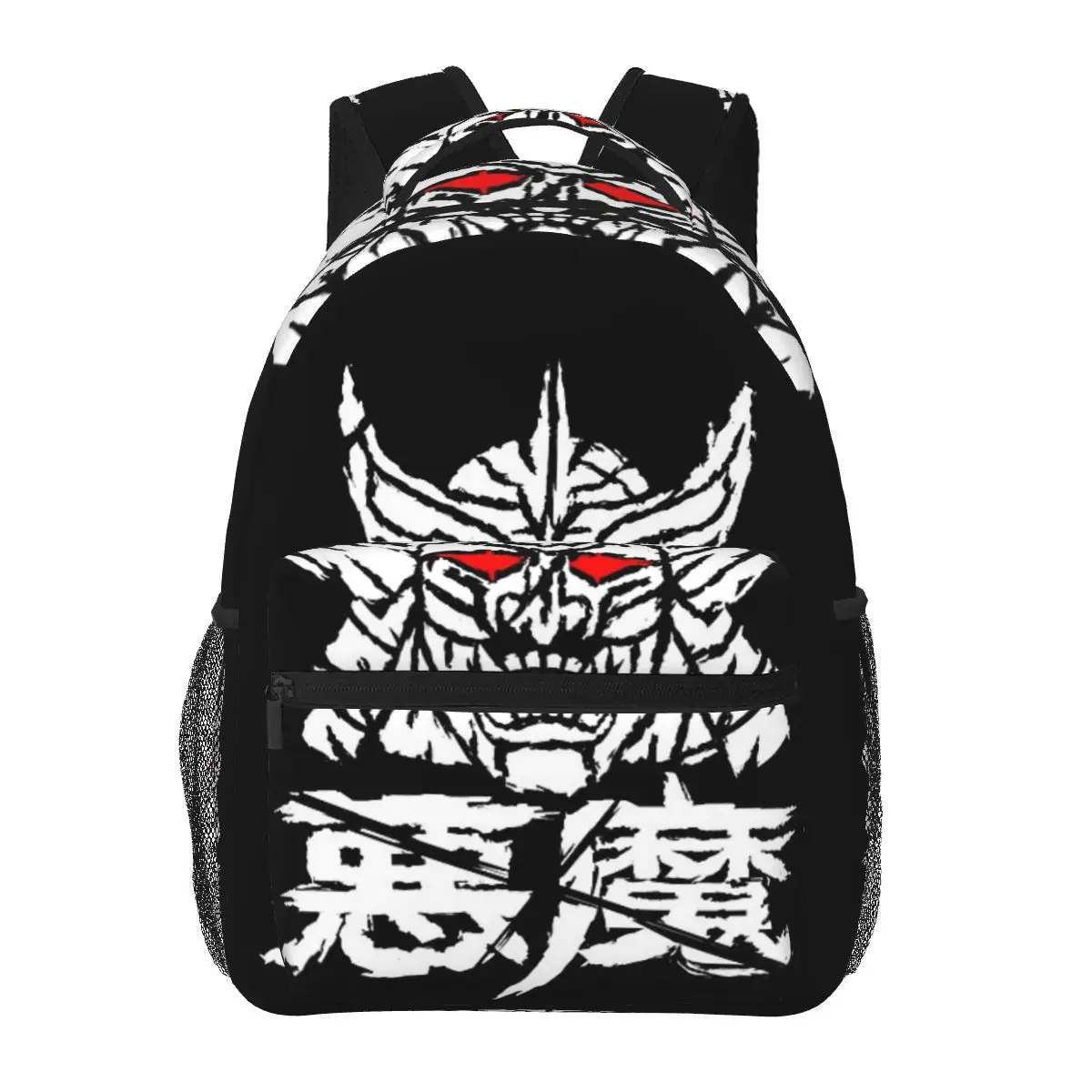 Ransel Emas Setan Samurai Mengagumkan Diskon Besar Tas Buku Anak Kapasitas Besar Tas Sekolah Tas Bahu untuk Pria Wanita