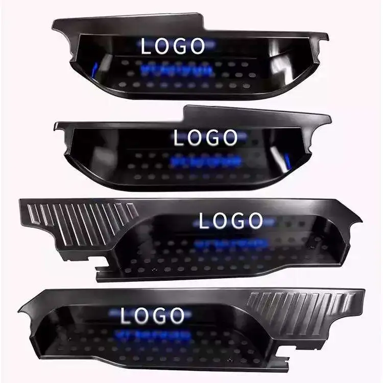 

Customized Stainless Led Moving Light Door Sill Threshold Strip Welcome Scuff Pedal For Lexus Lx Rx Car Interior Accessories