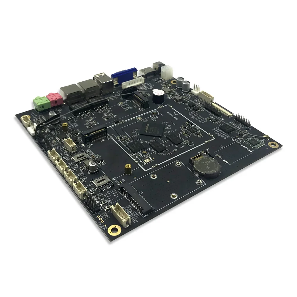 Placa-mãe industrial para computador, placa-mãe cpu, lvds, 2,0 ghz, 170x170mm, rk3568, ddr4 hd, 4k exibição