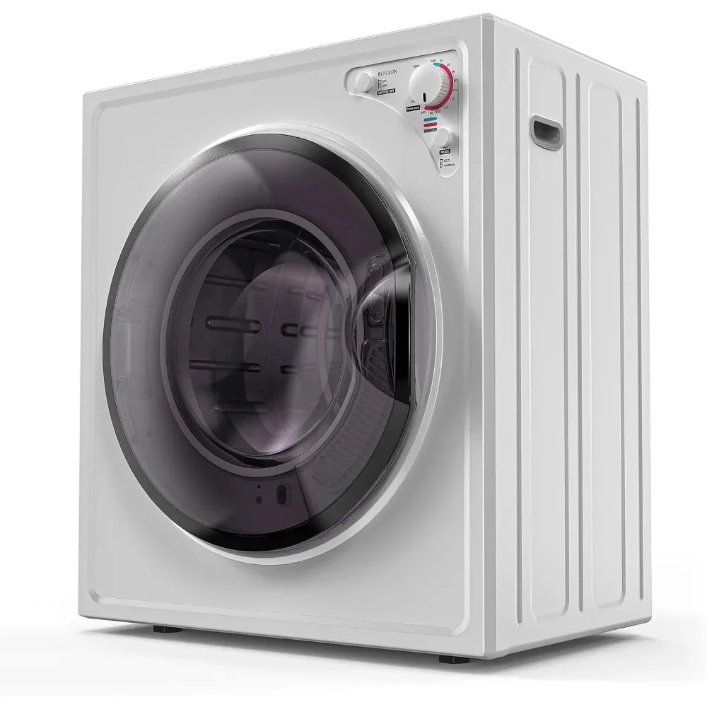 2.6 Cu.Ft Portable Clothes Dryer, 110V 1400W Electric Compact Front Load Tumble Laundry Dryer with Stainless Steel Tub