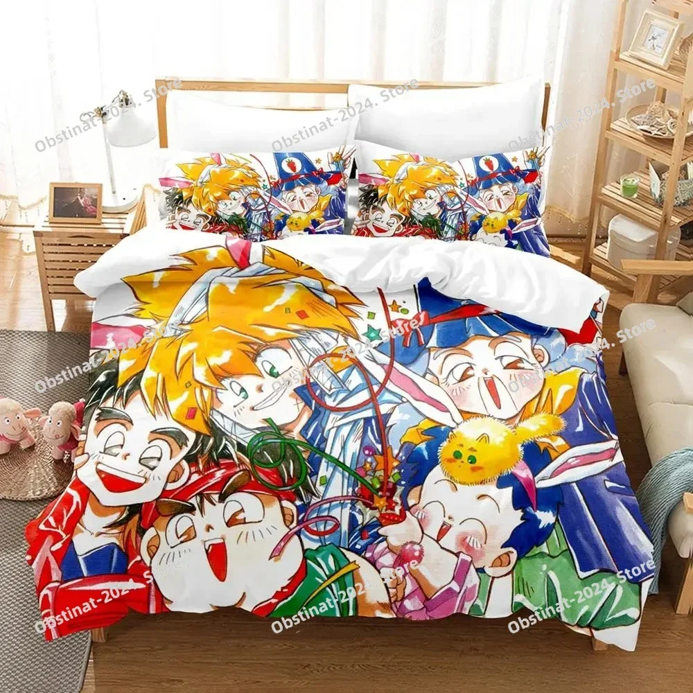 

2025 Cool Personelity Kpop Madou King Granzort Комплект постельного белья с принтом и наволочкой Пододеяльник Queen Super King Size