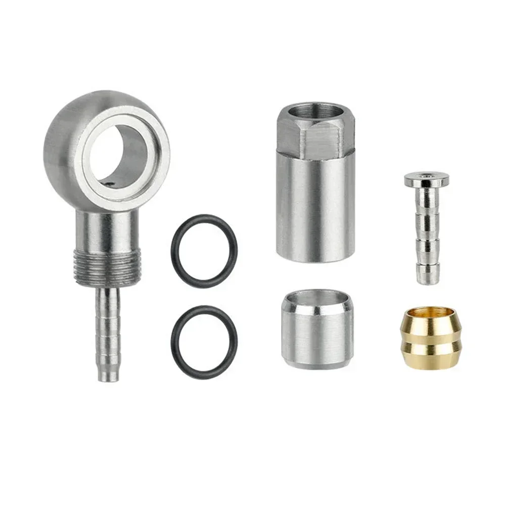 1PC Olive Connector Bicycle Oil Disc Hydraulic Hose Fitting Insert Banjo For SHIMANO BH90 SLX XT XTR Brake Tubing Fitting Set