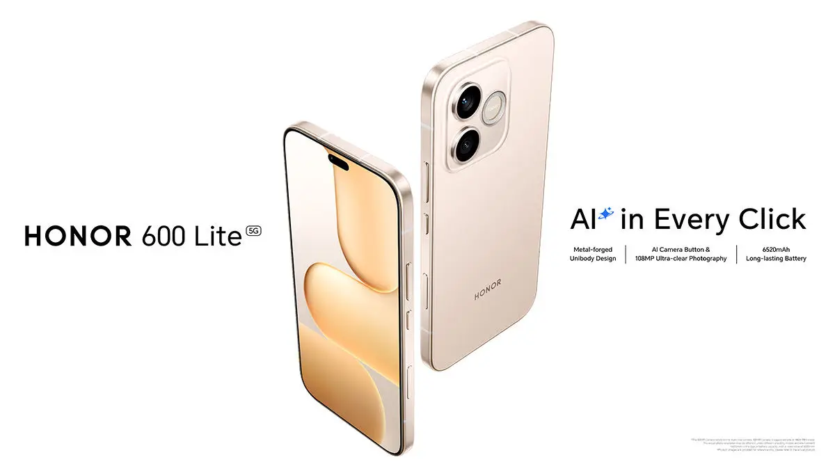 HONOR 600 Lite Global Version 5G Smartphone Dimensity 7100 Elite Camera 6520mAh 45W Supercharge 6.6" 120HZ AMOLED Display NFC