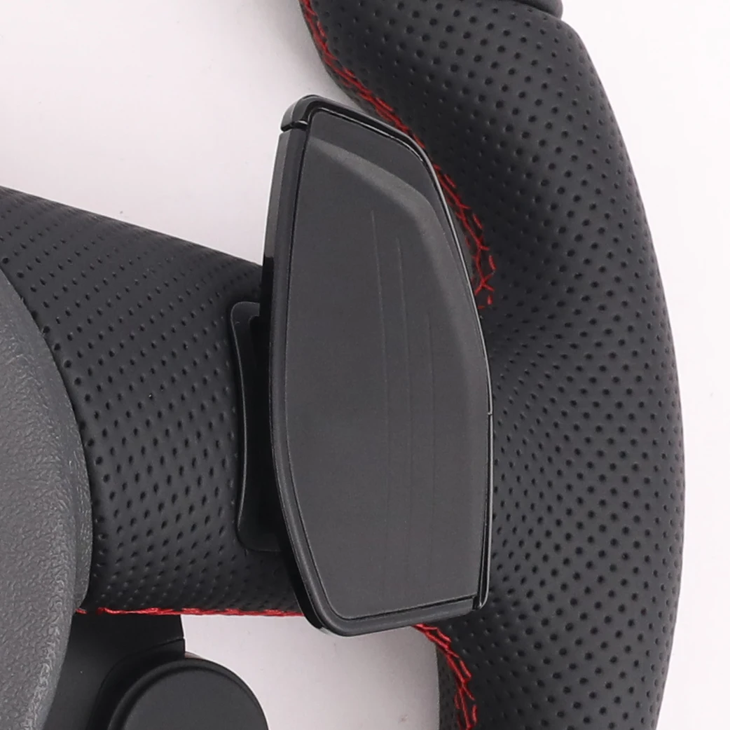 With R8 Start Button & Drive Select Half Perforated Carbon Steering Wheel For A3 A4 A5 A6 C7 C8 Q3 Q5 Q7 4L SQ5 SQ8 TTRS