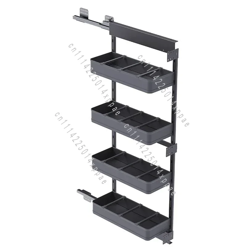 Cabinet Toilet Pull Basket Wet And Dry Separation Side Cabinet Rack, Bathroom Drawer Type Narrow Side