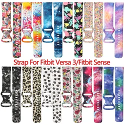 For Fitbit Versa 3 Smart Watch Strap Silicone Wristband Replacement Bracelet For Fitbit Sense Strap Correa Fitbit versa 3 Band