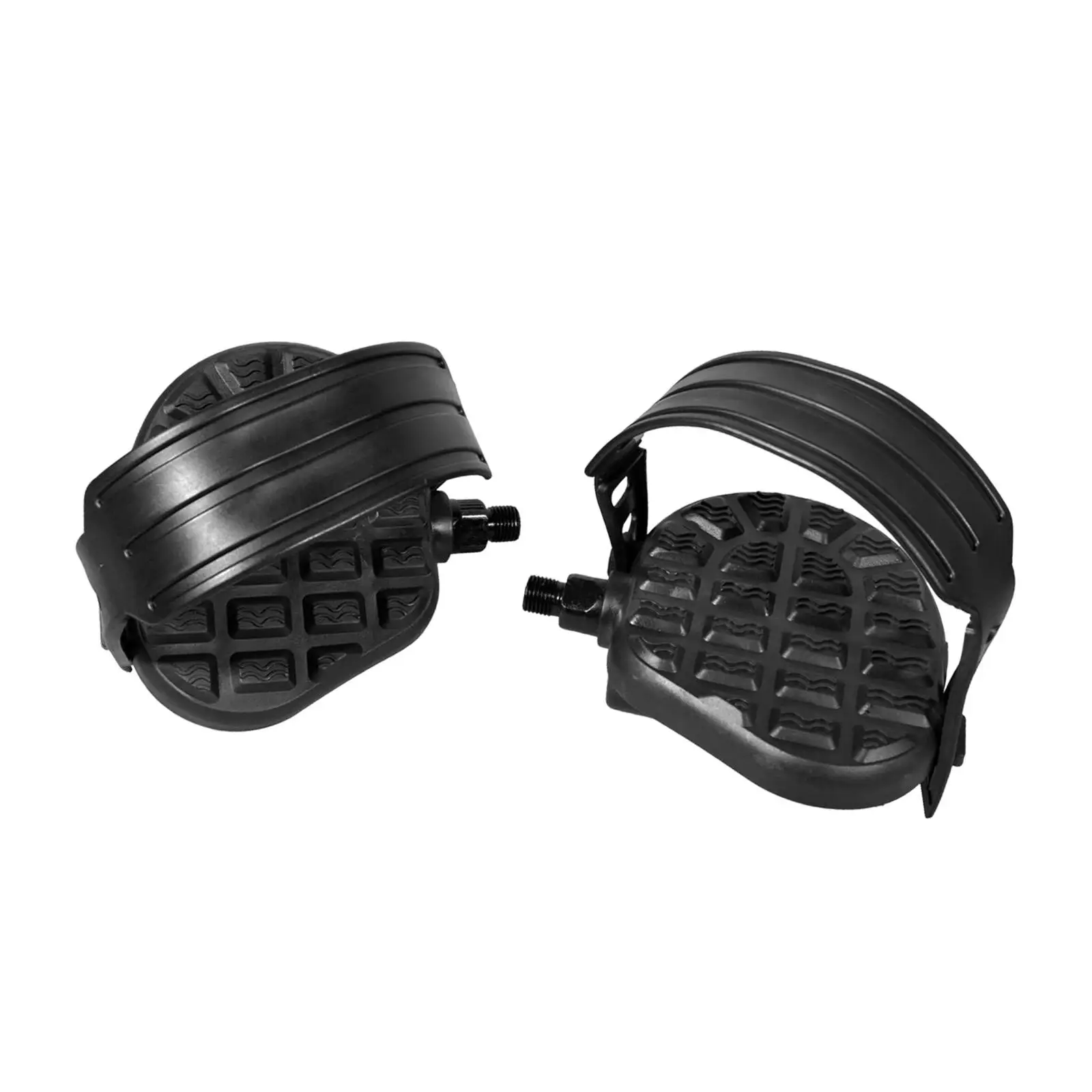 Pedali per bicicletta con clip e cinghie, fermapiedi per bicicletta, gabbie e tacchette, da strada