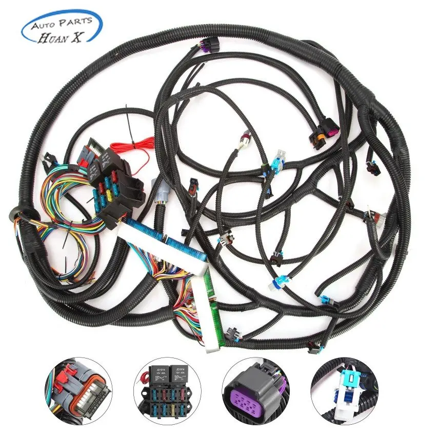 4L60E LS3 Standalone Wire Harness Automobile Engine Vehicle Wiring Harness ECU Controller Cable for 03-07 Chevrolet GM 4l60e