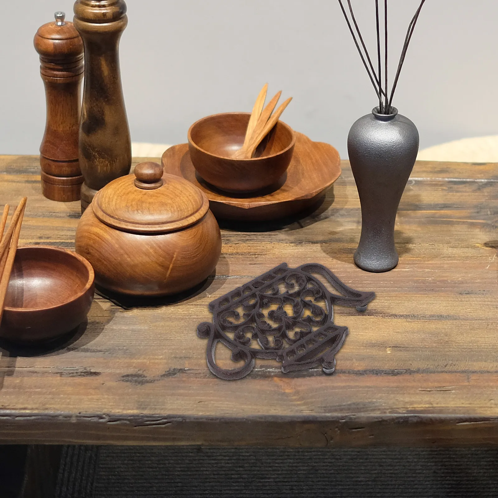 Alas Panci Besi Cor Berbentuk - Cast Iron Teapot ulasan dan harga