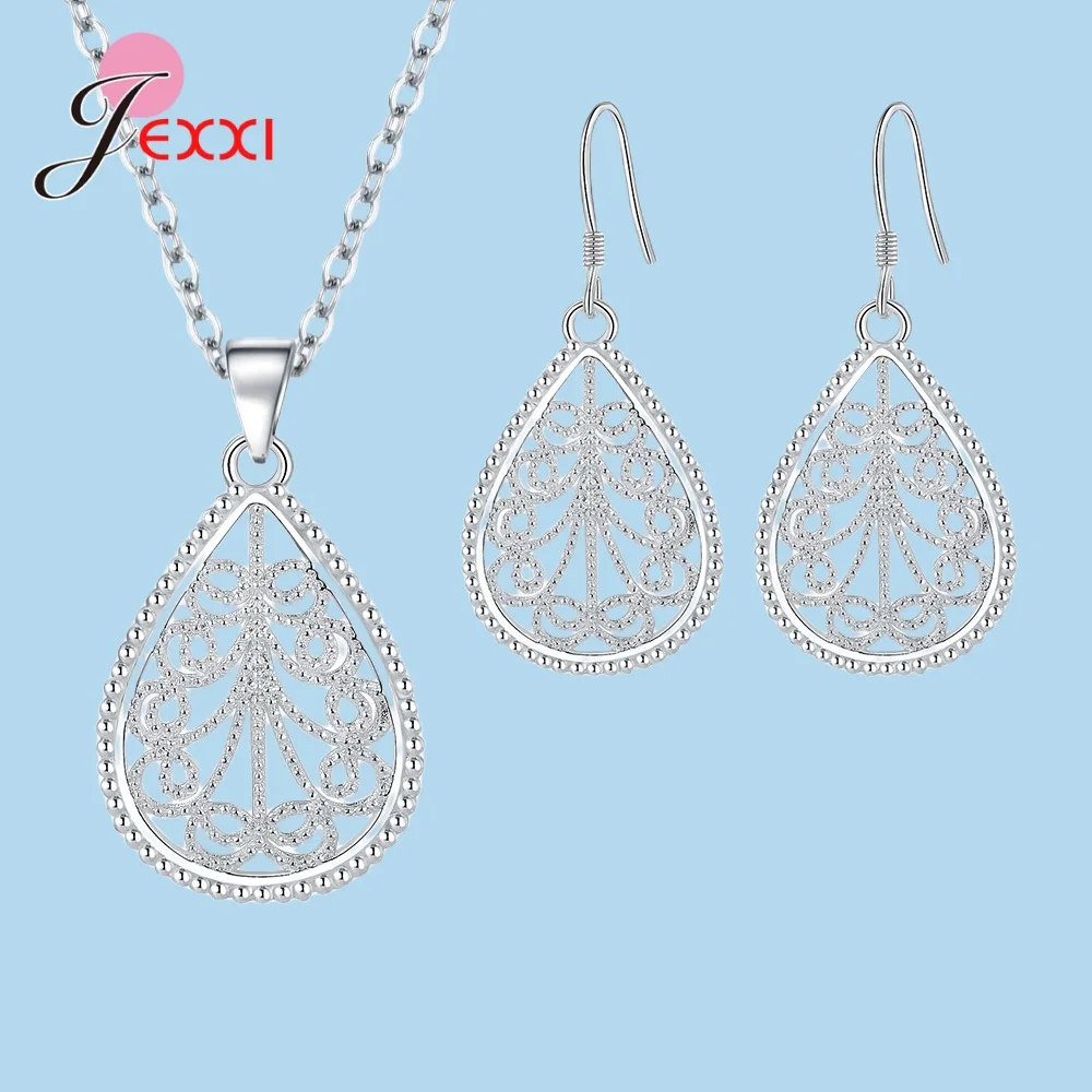 4 Models 925 Sterling Silver Jewelry Set for Women High Quality Chains Bracelet Necklace New Fashion Accessories