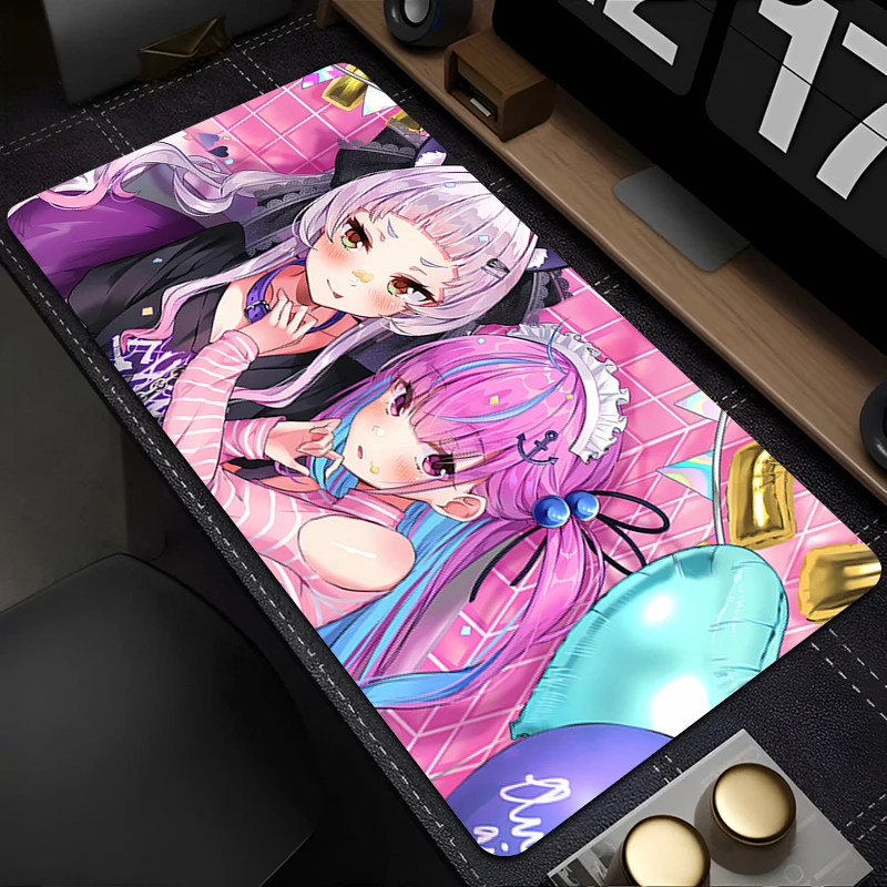 

Mousepad Laptop Office Cabinet Keyboard Pad PC Desk Mat Large HD Mouse Pad Non-slip Rubber Hololive Murasaki Shion Extended Pad