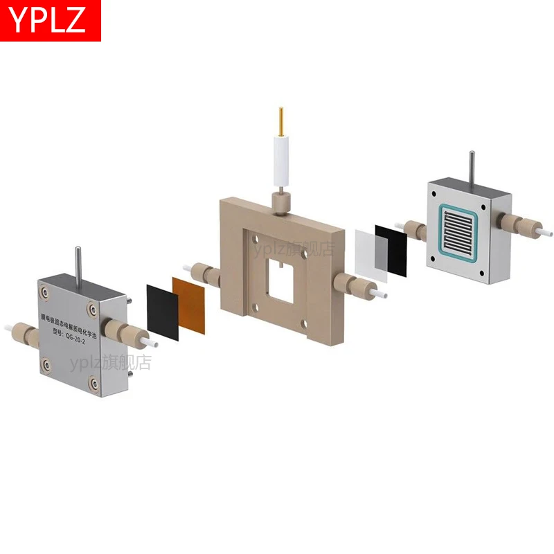 Three electrode system membrane electrode solid electrolyte electrochemical cell