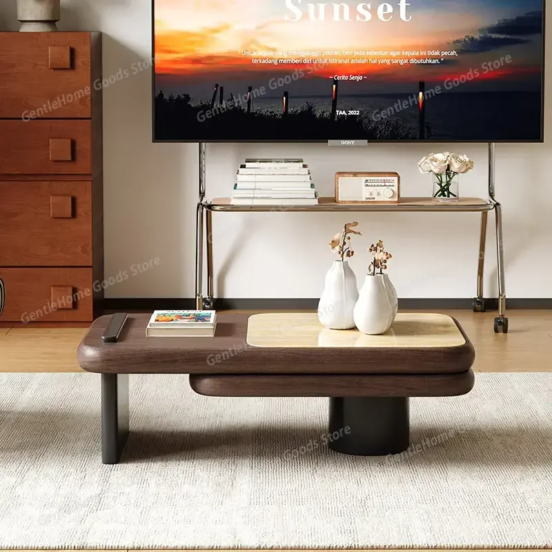 

Abstract Foldable Coffee Table Luxury Living Room Minimalist Coffee Table Nordic Modern Meuble De Salon Living Room Furniture