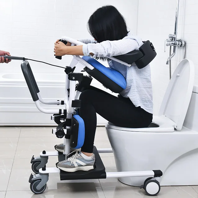 

Elderly patients with paralysis disabled convenient bath lift multifunctional transfer omnidirectional stool chair shift machine