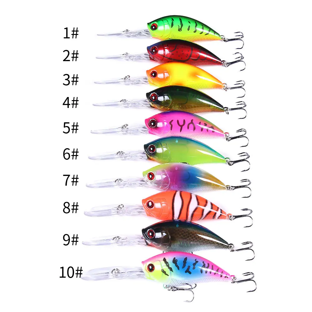 12.5cm 20.5g Crankbait leurre Fishing Lure Pike Carp Fishing Artificial Hard Bait Fish Lures Wobbler Crankbait Fishing Tackle