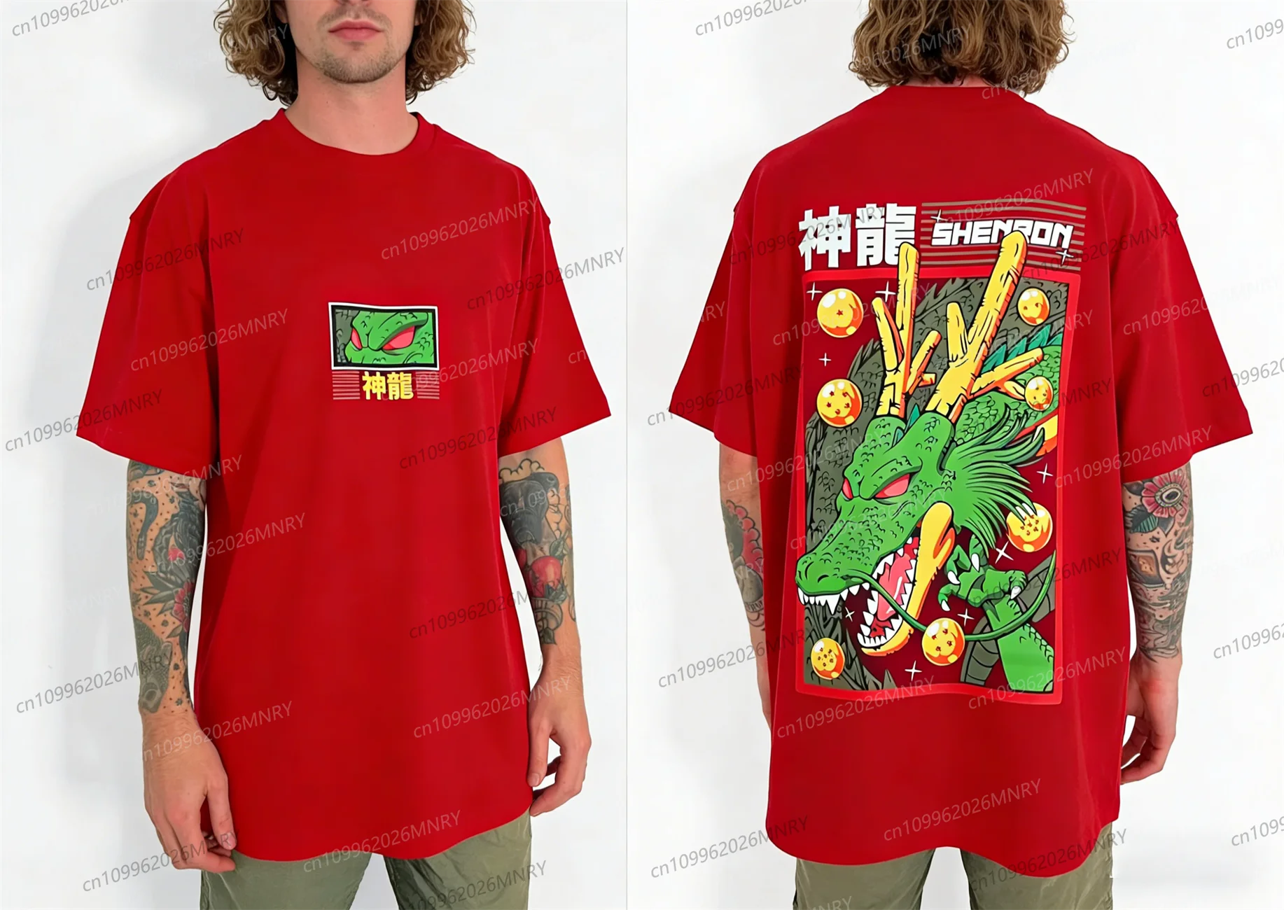 

Dragon Ball Peripheral T-shirt men Japanese Animation Men's clothing Woman T-shirts Summer kids clothes girls Cotton T-Shirt