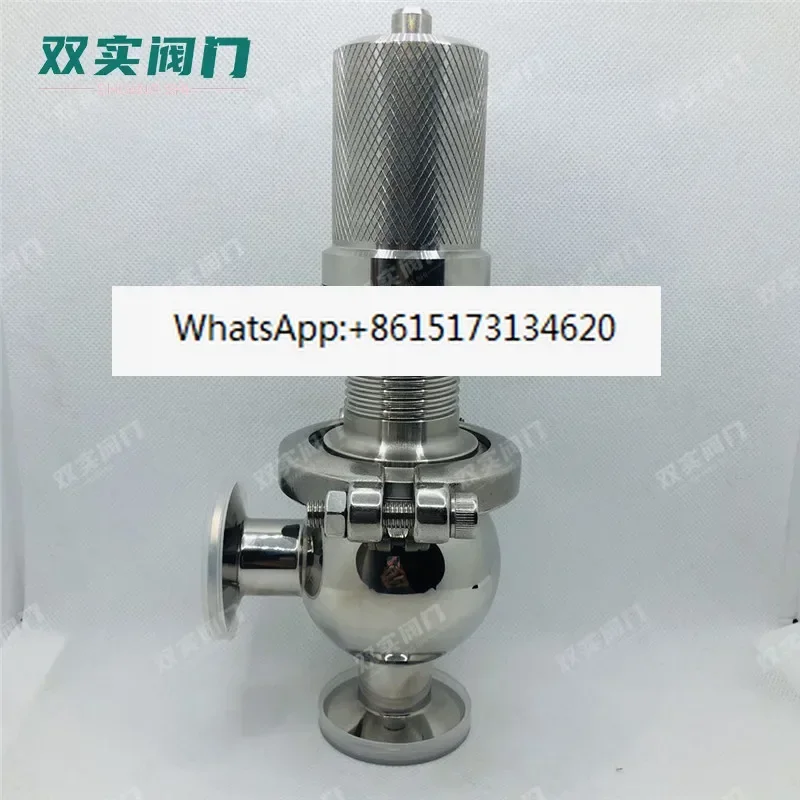 304 stainless steel quick-loading safety valve Sanitary spring-type adjustable pressure relief valve, exhaust valve