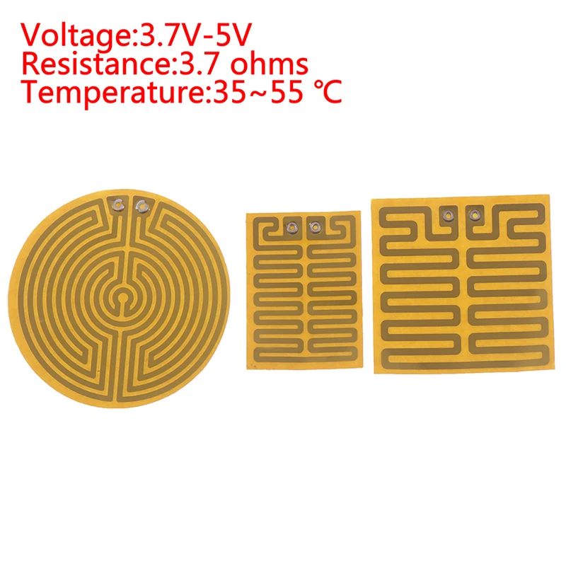 1pc 3.7V-5V Heater Pad Mini USB Insulation Coaster Heater Heat Electric Coffee Cup Mug Mat Pad Office 4styles