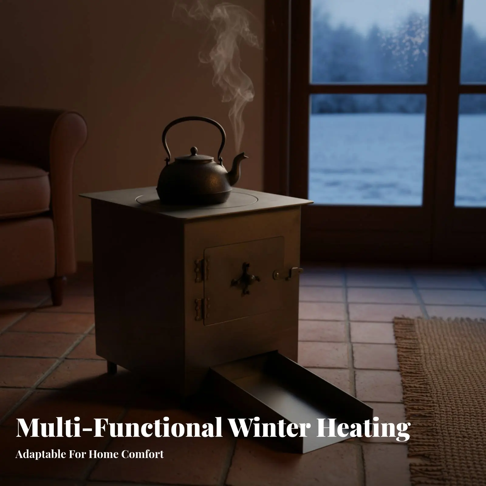 

Печь для отопления с обратным горением, совместима с дровами, из утолщенной марганцевой стали, энергоэффективная, для использования в помещении, различные размеры