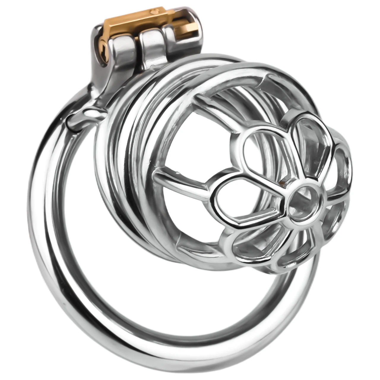 FRRK Dormant BDSM Hollow Chastity Cock Cage Built-in Lock Penis Abstinence Role Playing Erotic Adult Sex Toy for Men Gay Sexshop - view 6