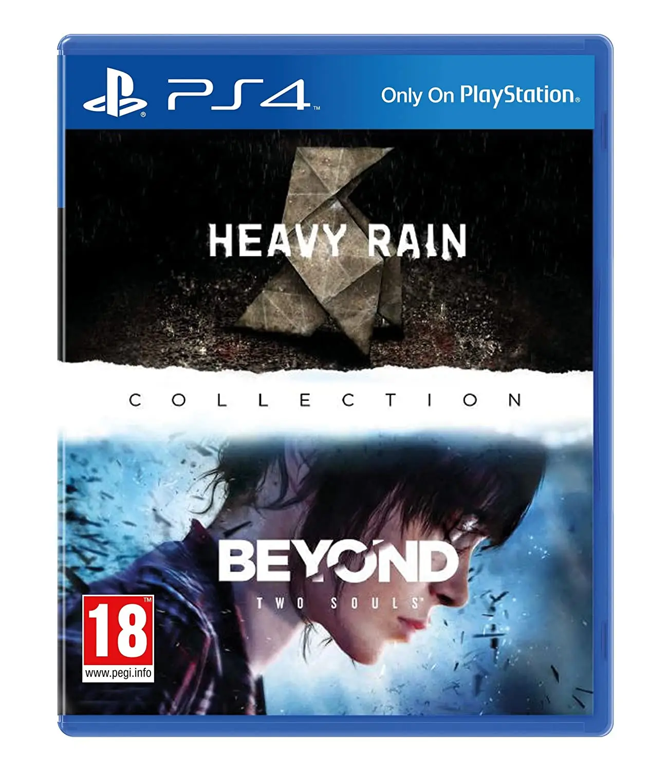 Heavy Rain and Beyond Two Souls Collection Playstation 4 Original PS4 Product Disk Game Video Gaming station Console Gameplay