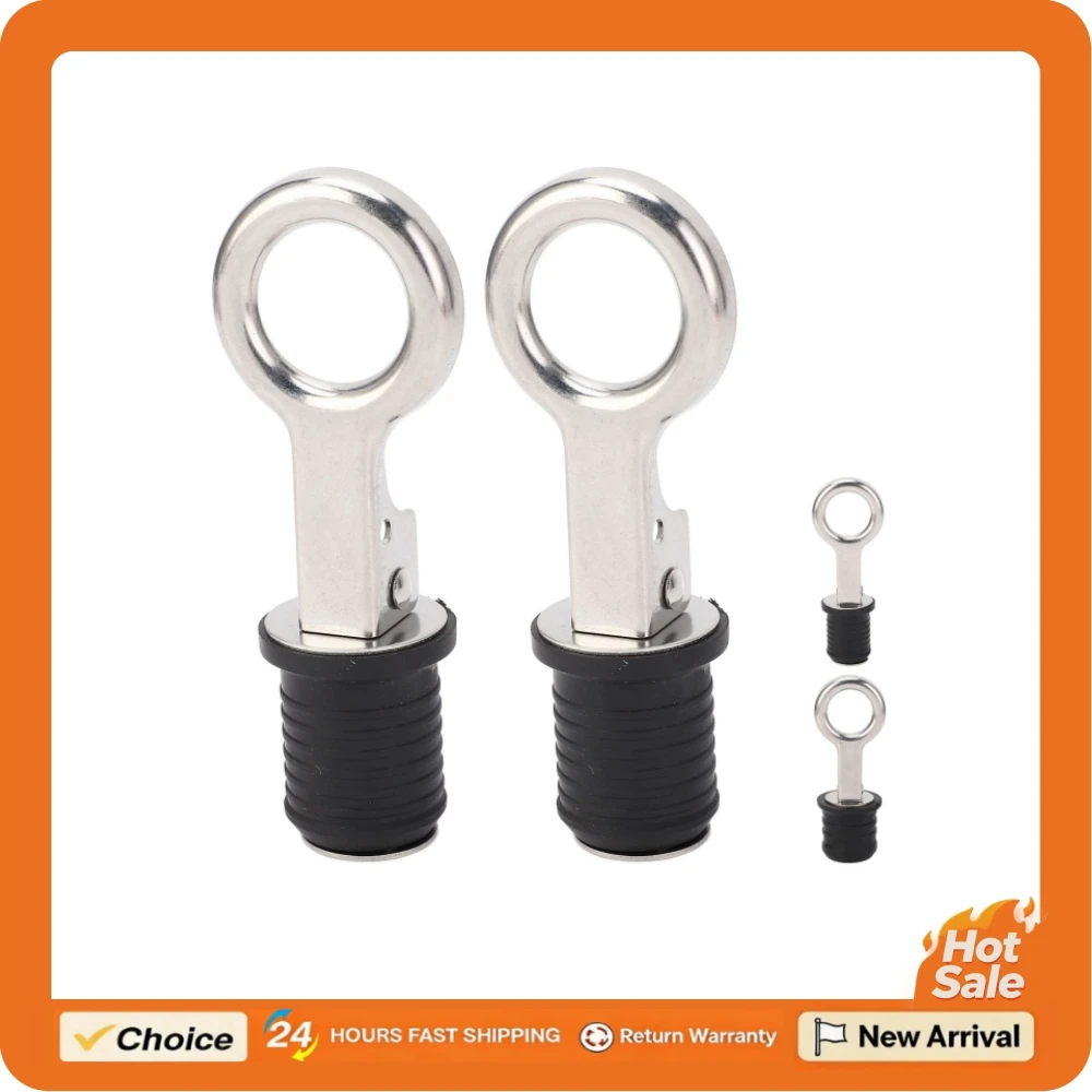 Snap Handle Drain Plug High Strength Rustproof Rugged Easy To Use Simple Installation Marine Twist Plug for Ships Yachts