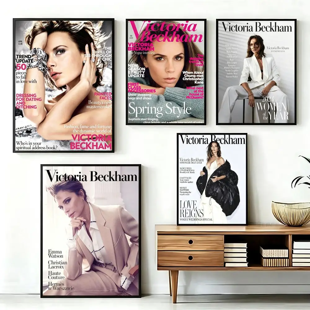 actor Victoria Beckham Poster  Poster HD Printing Fresh and Nordic Home Decor Wall Art for the Living Rooms Hallways Gift Giving