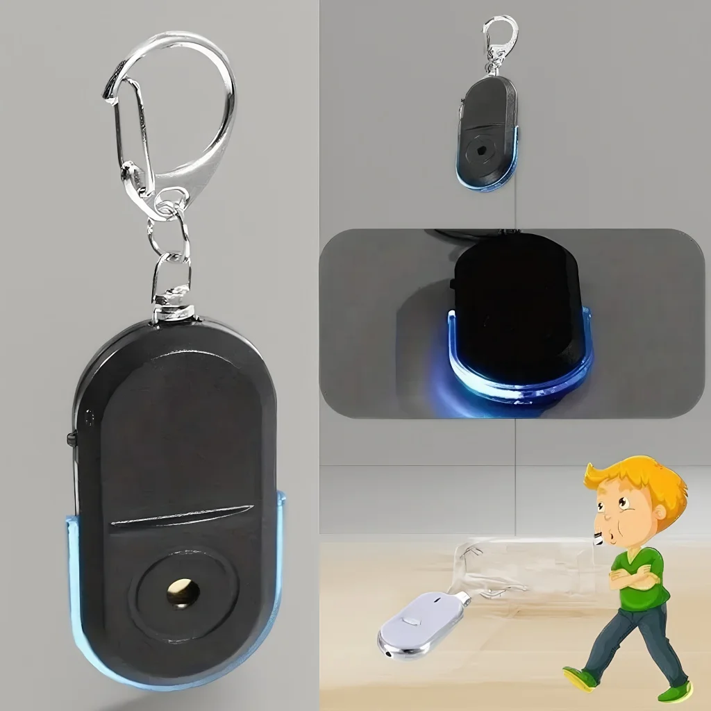 

Синий локатор ключей с защитой от потери - светодиод