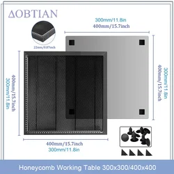 Laser Enquipment Parts Honeycomb Working Table For CO2 Cutting Machine/Laser Engraver TTS-55 300x300/400x400