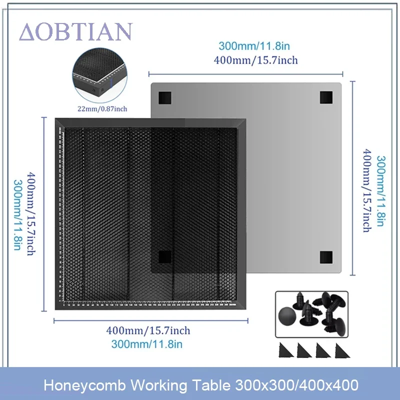 Laser Enquipment Parts Honeycomb Working Table For CO2 Cutting Machine/Laser Engraver TTS-55 300x300/400x400