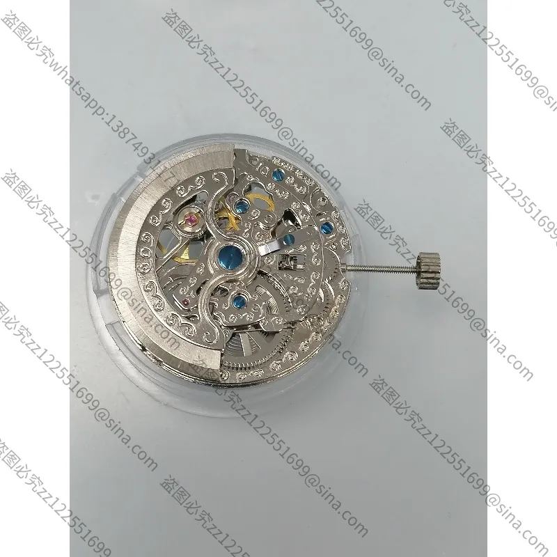 New TY2807 T1602 Hollow Automatic Mechanical Movement for Watch Accessories Domestic Watchmaking Component