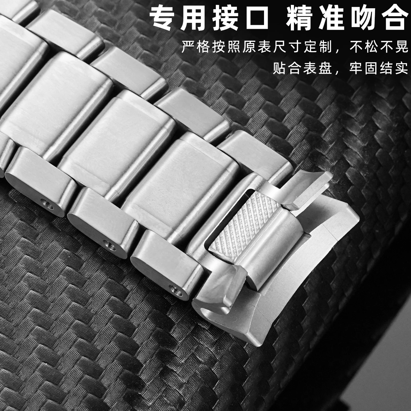 Para cadena de reloj dedicada Garmin MARQ2/marq Pilot Leader Golf Green Water Gen2 correa de reloj de boca de arco de aleación de titanio sólido 22mm