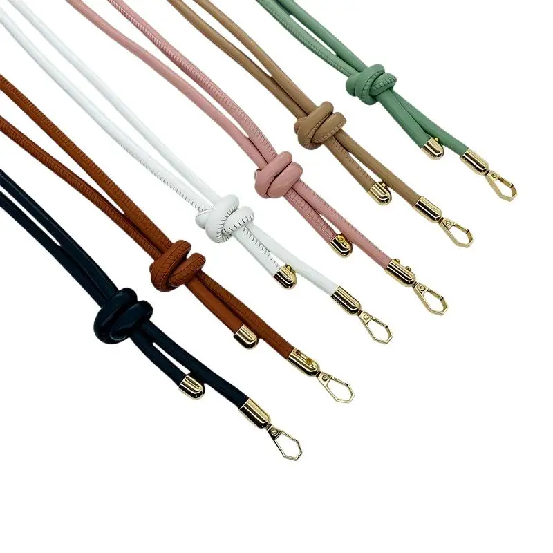 1 Stück Verstellbarer Leder-Geldbörsenriemen Ersatzriemen mit Metallschnallen für Schulter- und Umhängetaschen – Detail 6