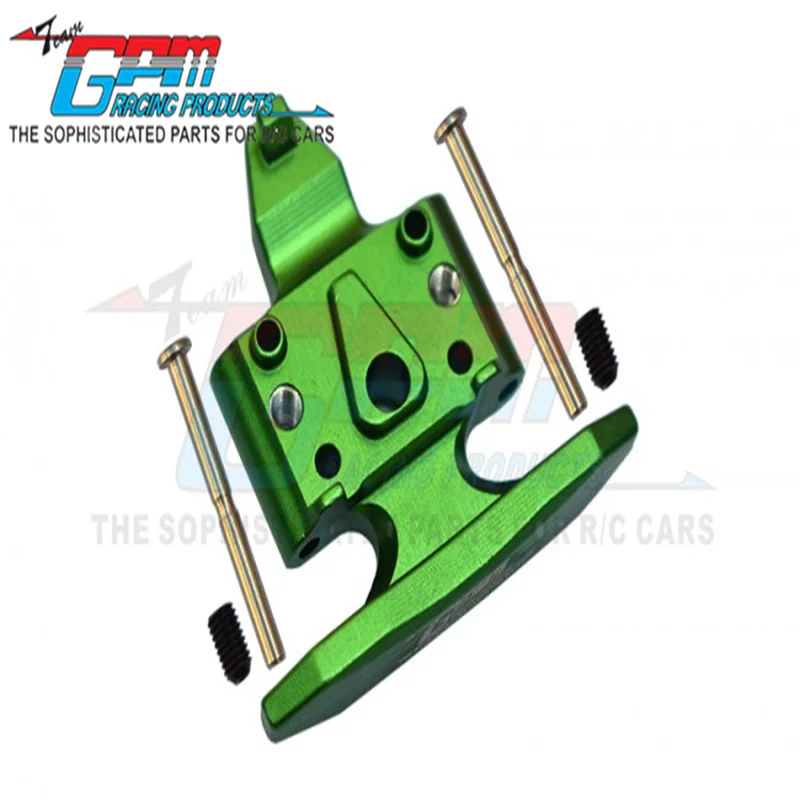 GPM PARACCO Anteriore IN ALLUMINIO CON D-RINGS + PIASTRA DI SKID Anteriore IN ALLUMINIO -5PC Per LOSI 1/18 Mini-T 2.0 2WD Stadium Truck RTR Aggiornamento