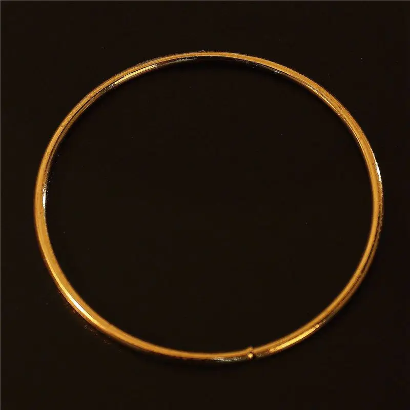 A84E-60 Pack 3 Inch Gold Dream Catcher Metal Rings Hoops Macrame Ring For Dreamcatchers And Crafts