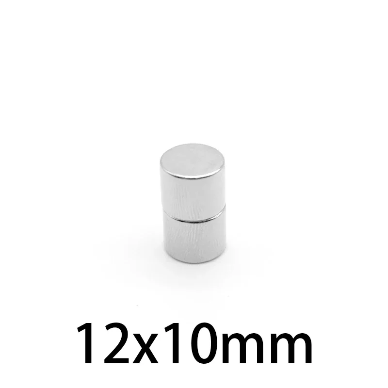 12x10mm Thick Powerful Magnets Strong Round Magnets For Fridge, DIY, Building, Scientific, Craft, Education 12x10  12*10