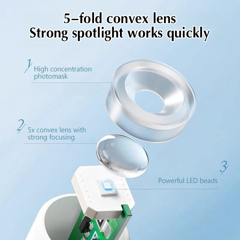 المحمولة المحمولة البسيطة مسمار مصباح ل هلام البولندية سريعة الجافة مصباح يدوي القلم USB مسمار مجفف آلة الأشعة فوق البنفسجية LED مسمار مصباح