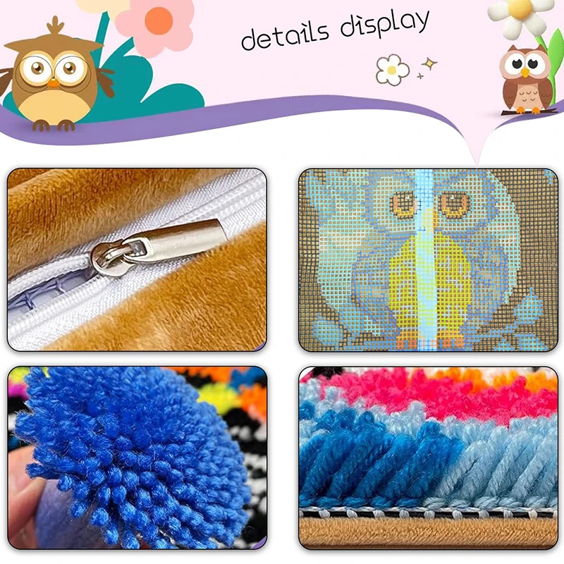 DIY ラッチフック枕キット クリスマスノーム サンタ トナ - Embroidery Xmas Kits のレビューと価格